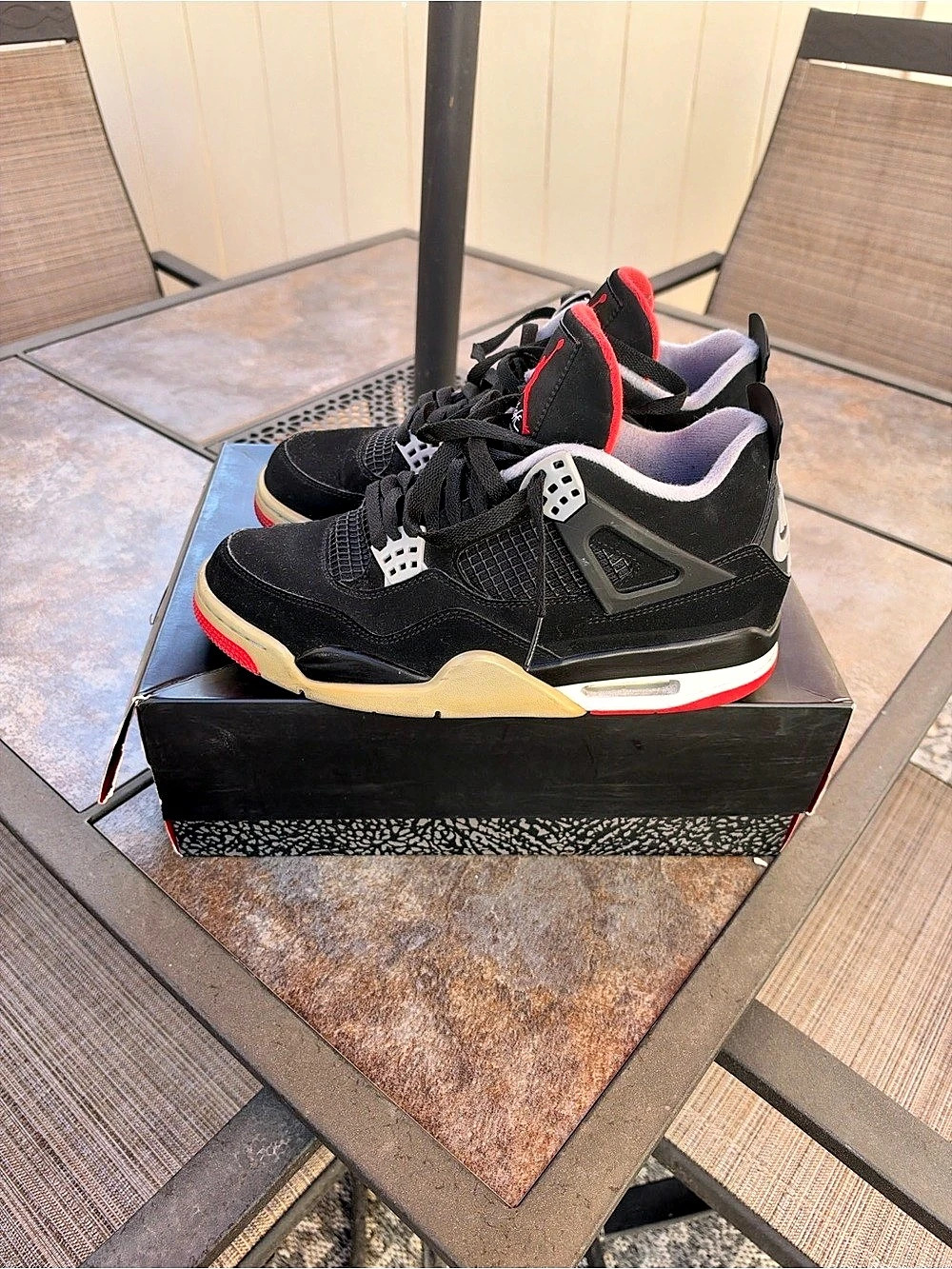 Nike Air Jordan 4 Retro 'Bred Reimagined' Black & Red